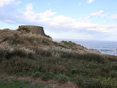 種差海岸を見渡すならこちらの展望台が良いでしょう。
「葦毛崎展望台」
なにやら古代ローマの砦を彷彿させるような展望台です。