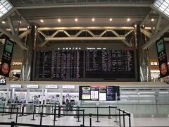 リムジンバスは無事に成田空港に到着しました。