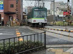 京阪電鉄石山坂本線、600系車両。