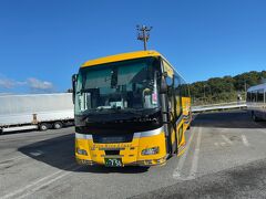 　今回は、名古屋まで高速バスに乗ります。
　イルカ交通バスです。20人余り乗車していました。
　ひるがの高原SAで休憩です。