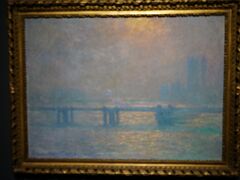 「チャリング・クロス橋、テムズ川」1903年  リヨン美術館
これ以降の展示は、なんと写真撮影OKでした。