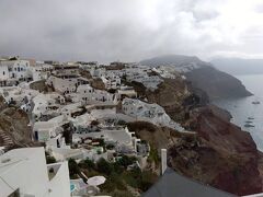 サントリーニ島の北部。イアの街