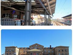 Bahnhof Bamberg（バンベルク駅）

世界遺産と大学都市の街バンベルクに到着！これまた18年ぶりの訪問です。
