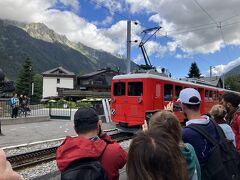 モンタンヴェールの登山鉄道