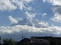 富士山が姿を現した