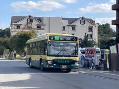 オムニバス　今回は車だか、観光地を結ぶバスもあり