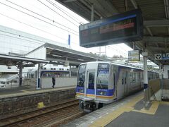 多奈川線でみさき公園駅に戻り再び南海本線で和歌山方面へ