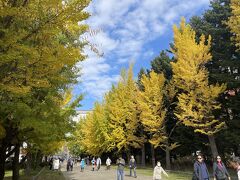 エネルギーチャージして、まずは宿の近くの中島公園からスタート