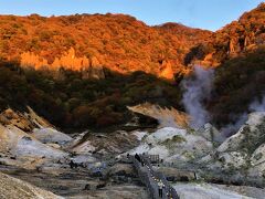 山間なので夕闇はいち早く訪れます。
明日の朝、改めて散歩に来よう。