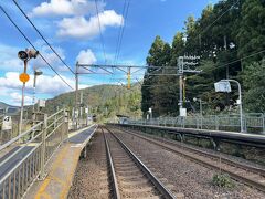 　南今庄駅にやってきました。沿線屈指のローカル駅です。
　