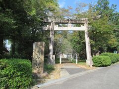 移動して
出石神社　一の鳥居