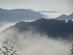 「霧の海展望の丘」よりの景色（雲海）