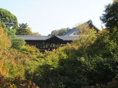 この東福寺は紅葉でも有名で、特にこの臥雲橋から見る「通天橋」は自慢できる紅葉と言えるでしょう。今回は早すぎて残念です。