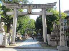 さらに進んで行くと左側に勝運と馬の神社で知られる藤森神社があります。神輿巡行や神楽奉納、特に駈馬神事は有名です。