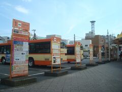 伊豆急下田駅のバス乗り場です。