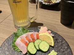 活魚と藁焼き地雷也