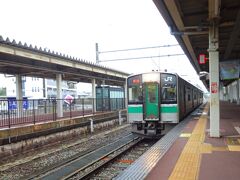 奥羽本線を北上し、大石田駅に到着
