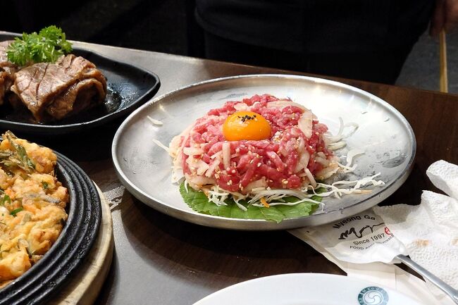 Gくんリクエストのユッケ<br />これも新鮮