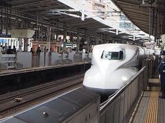 こだま722号がN700Aで新大阪方から回送で入って来ました。