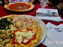 気に入りのピッツァ屋さんもやはり、下町のスパッカナポリに
在るのですが、この日は、これまで訪れたことのない店にしよ
うと地球の歩き方で評価の良い店Di Matteo（ディ・マッテオ）
に行ってみました。