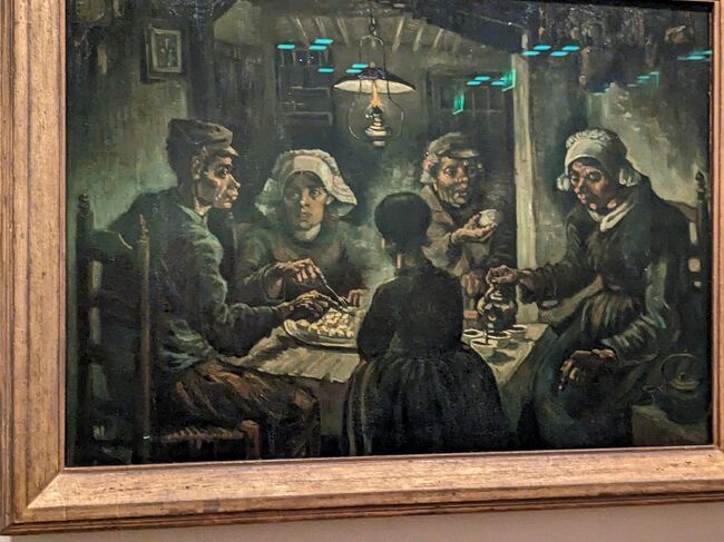 美術館巡り：アムステルダム、ゴッホ美術館訪問、ゴッホ作品を