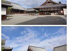 西本願寺には、幾つもの国宝や重要文化財が存在しており…。
国宝の御影堂には、親鸞聖人の木像が安置されています。