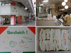 　商店街に来たのは、ここが目的
　玉屋デパートのラビアンローズでサンドウィッチ（800円）が買いたかったんです。
　秘密のケンミンshowで紹介されて以降、興味深々
　一度は、食べてみたいと思っていたのです。
　サンドウィッチは、翌日の朝食でいただきました。甘めのオリジナルマヨネーズに特徴があります。ボリュームも満点！