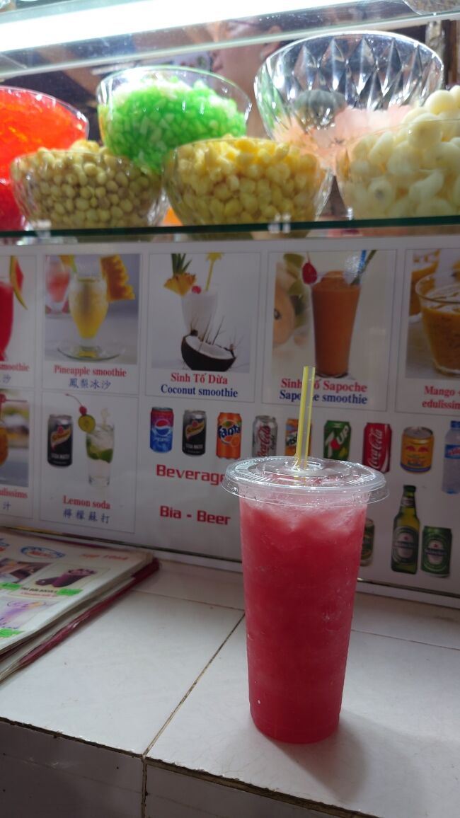 ベンタイン市場にグラブで移動