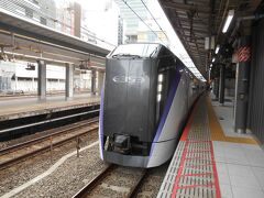
仙台から新幹線で東京へ、東京から中央線快速で新宿に到着。
新宿から特急あずさで石和温泉に向かいました。