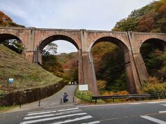 翌朝、散々碓氷峠（といっても碓井BP）を通っていたのに立ち寄ったことがなかった、旧信越本線のめがね橋へ。