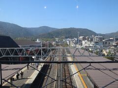 嵯峨嵐山駅着