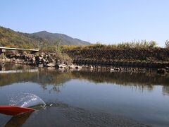 水量が少ないため嵐山まで2時間ほどかかるとの事