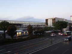 翌朝6時半頃のJR岐阜駅。高山線に乗車して飛騨金山へ向かう。