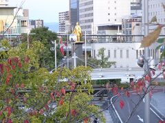 岐阜の朝って、寒いんだねえ。若干色づきが進んでいるように感じる。