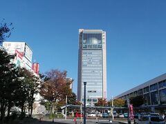 この後チェックアウトして駅に着くとすっかりいい天気です