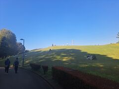 神代植物公園のなかで無料の場所にお山があります。