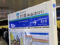 AM8:00前本川越駅到着。