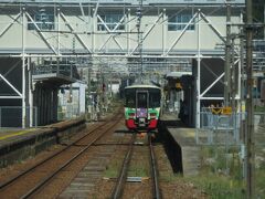 2023.08.11　泊ゆき普通列車車内
うわぁ、ぶつかる…（笑）。そういうタイプの現示なのであった。