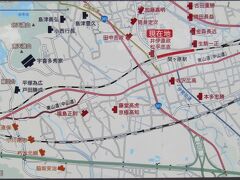 この先は東軍・西軍別、兵数順に各武将の陣跡をまとめてみました。
東西各陣営の配置図で全体を把握しておきます