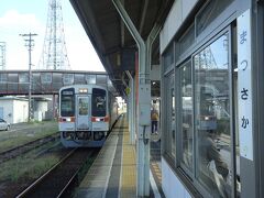 15：11、松阪駅始発、伊勢奥津行き普通列車で出発