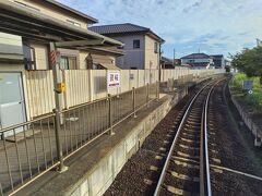 磯崎。
似たような棒線駅が続く。