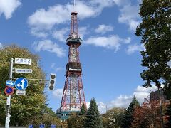 札幌来たしね。初日も見たけどまたテレビ塔を見て