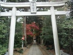 増尾城址総合公園近くの廣旗八幡宮。

