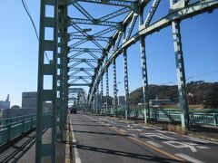 図らずも渡良瀬川の駅近の「中橋」を渡り