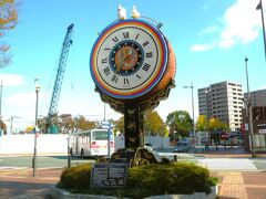 もう一つが「からくり太鼓時計」も在りました、

郷土の偉人からくり儀右衛門こと田中久重の生誕２００年、及び久留米市制施行１１０周年を記念して平成１１年に設置とありました。

田中久重と言えば東洋のエジソンこと芝浦製作所（後の東芝）の創業者です。