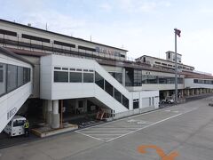 岡山空港に到着しました。