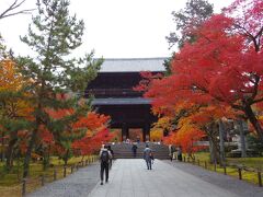 こちらも見ごろの南禅寺。

境内は24時間入れる。