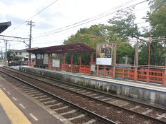 まずは車折神社駅で下車しました。