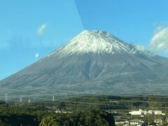 帰りに富士山
あー旅行は楽しい