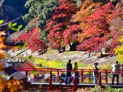 香嵐橋（こうらんきょう）
巴川にかかる小さな吊り橋「香嵐橋」。
渡し木の隙間から川面が見えたり、時々揺れたりで、足がすくむこともありますが、スリル満点でワクワクしますよ。